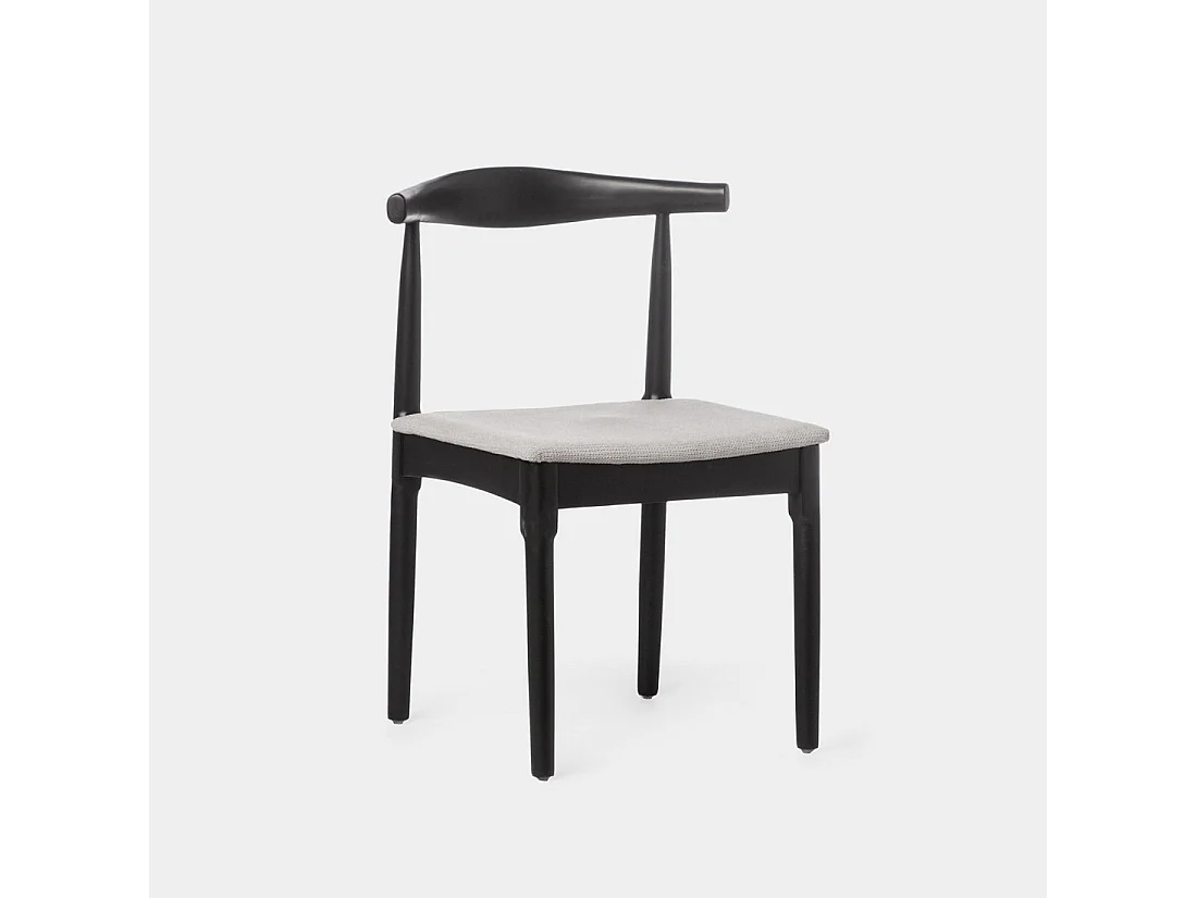 Silla madera de Madera Negro-Gris 76 x 50- Nira
