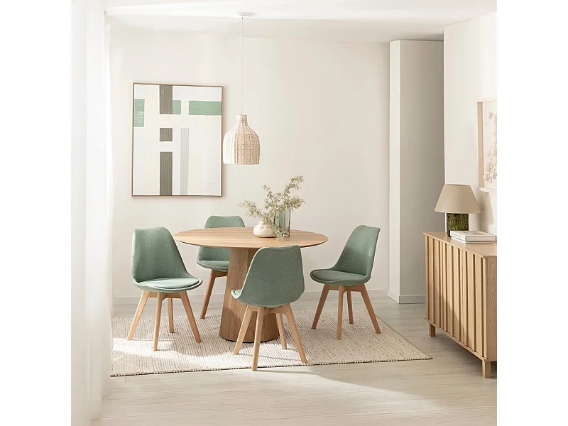 Packs 4 sillas Menta 49 x 83 cm