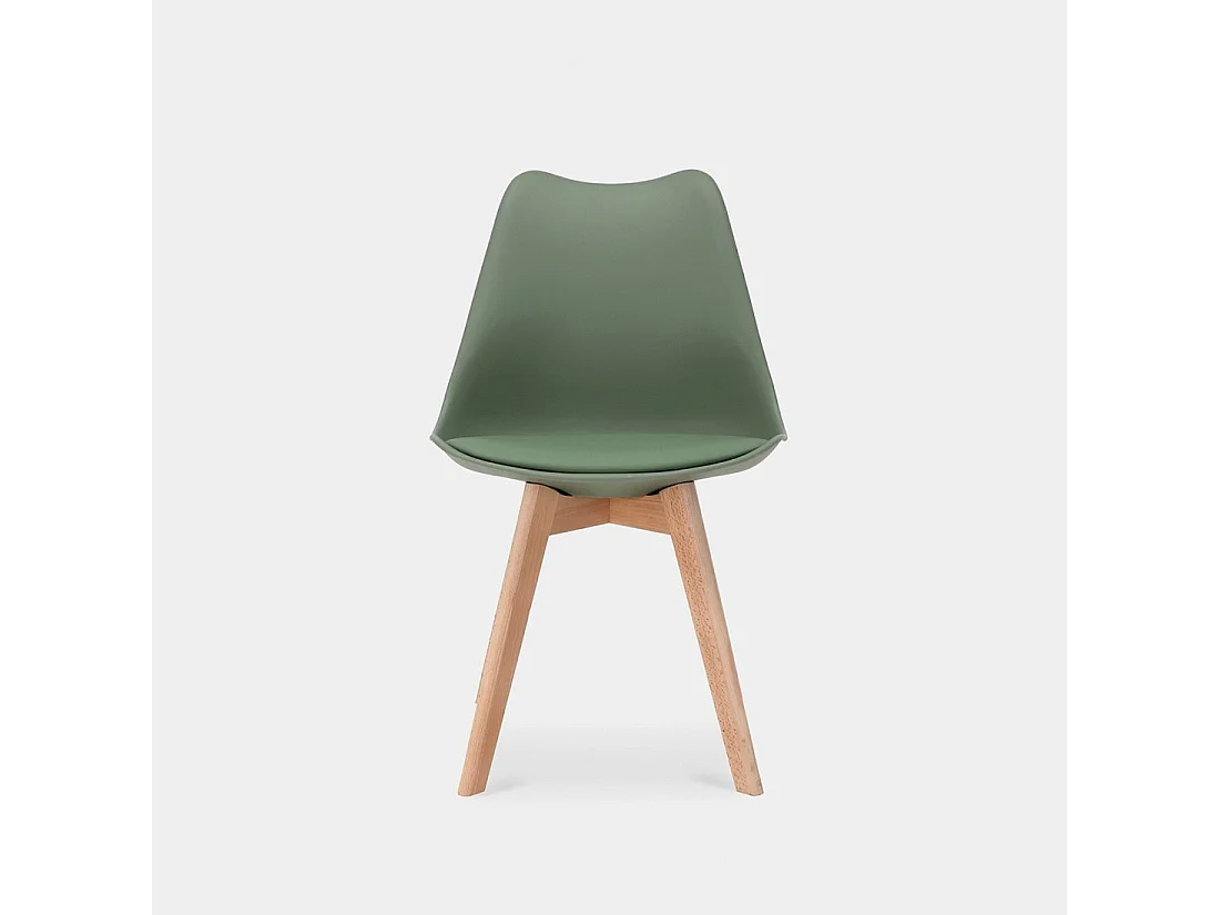 Packs 4 sillas Verde oscuro 48 x 82 cm