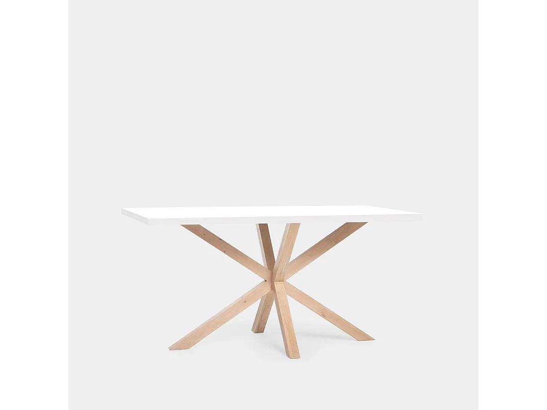 Mesa fija de Madera Blanco 76 x 160- Emerald