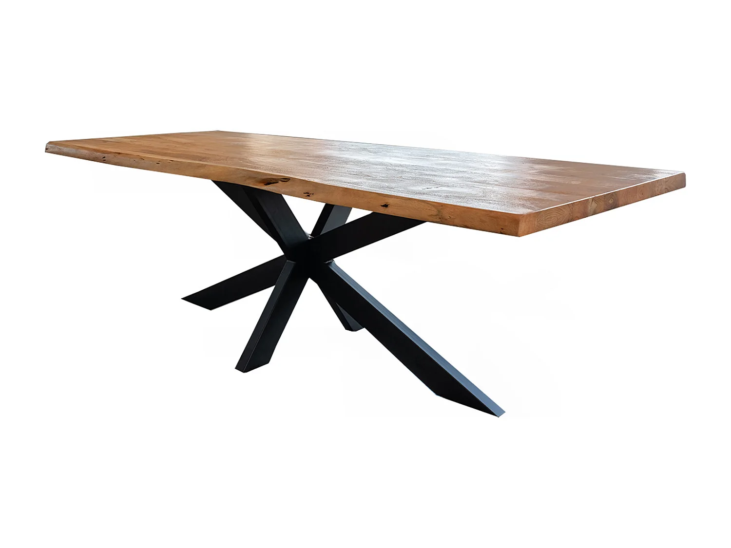 Eettafel - Bruin Hout - 200 x 100 cm - SELVA
