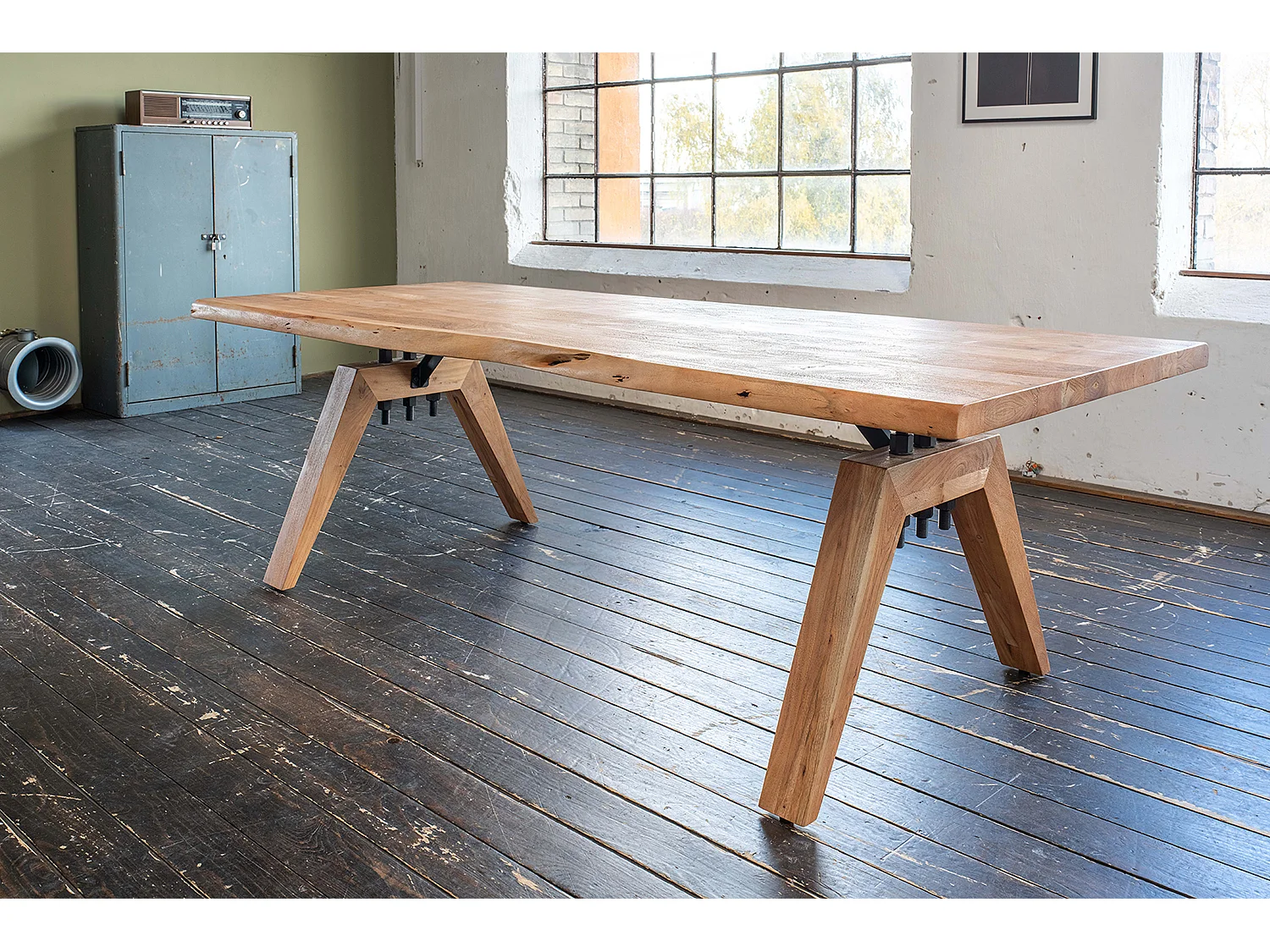 Tavolo - marrone Legno - 280 x 100 cm - WOODY