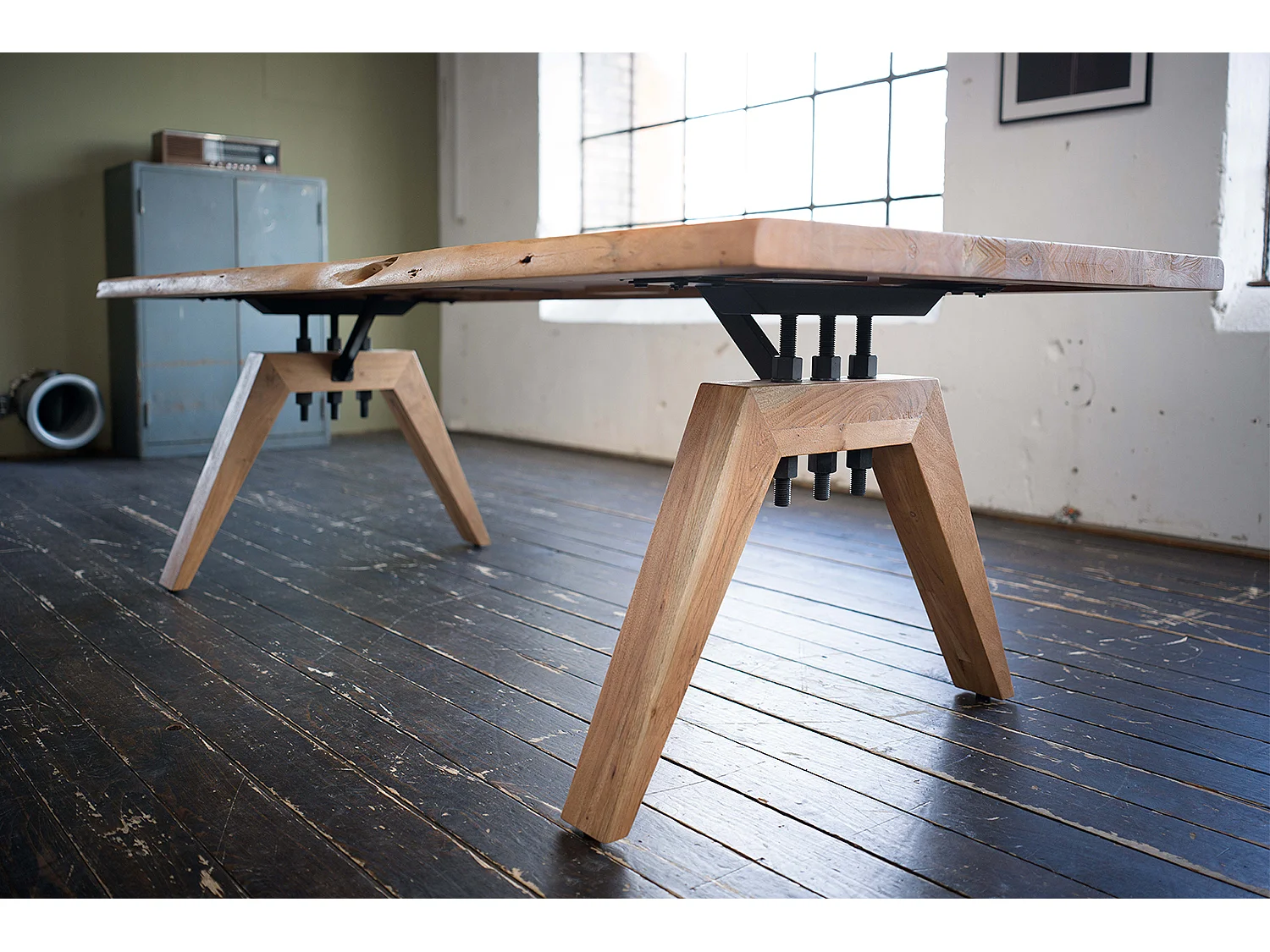 Tavolo - marrone Legno - 280 x 100 cm - WOODY