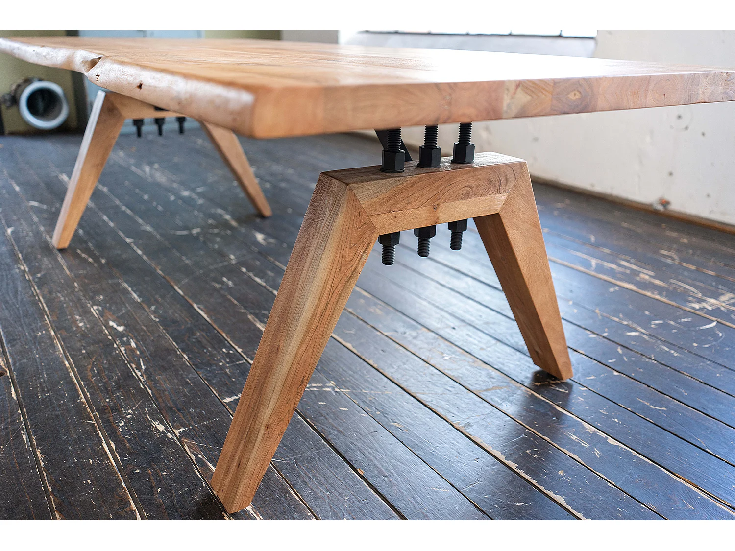 Tavolo - marrone Legno - 280 x 100 cm - WOODY