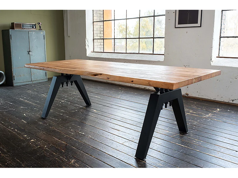Eettafel - Bruin Hout - 280 x 100 cm - REY