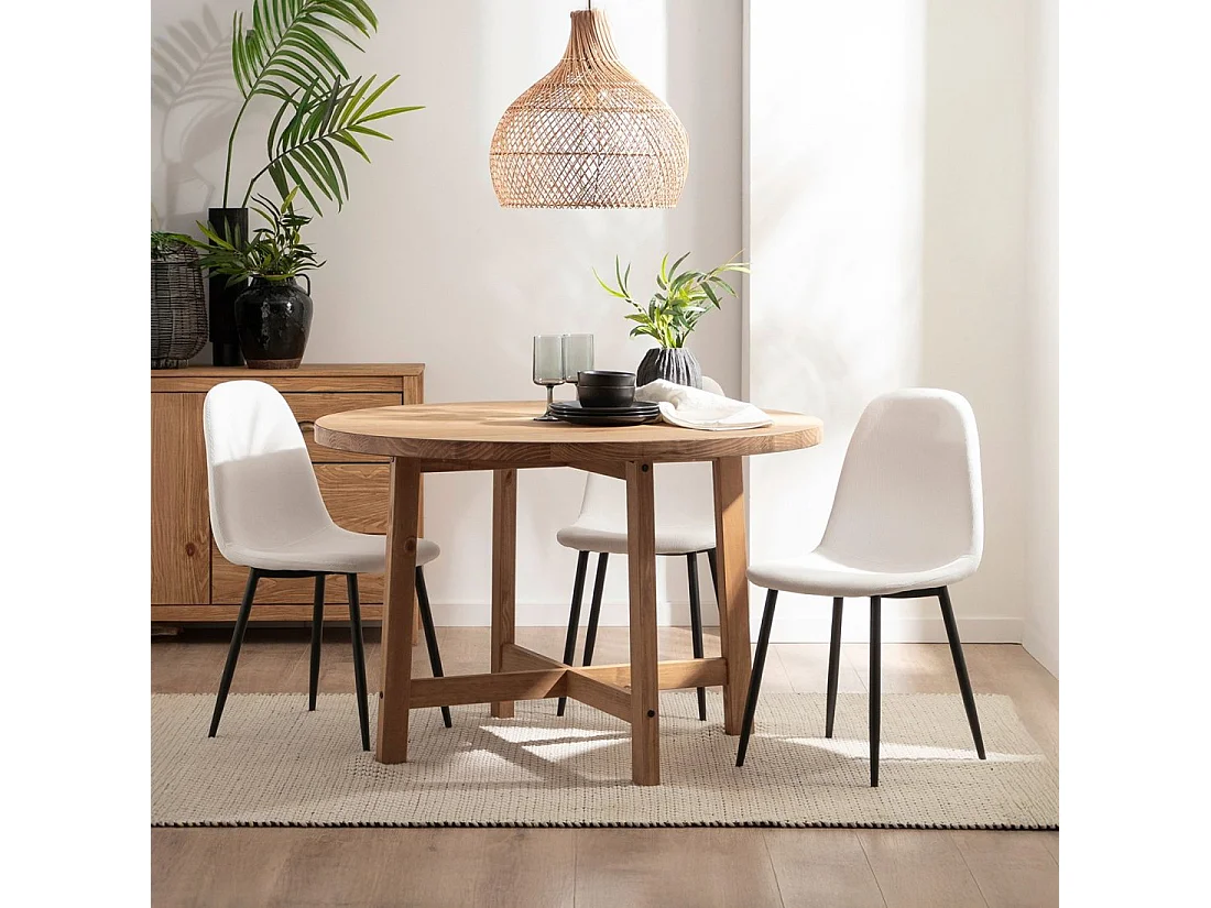 Mesa fija de Madera Natural 78 x 120- Pienza