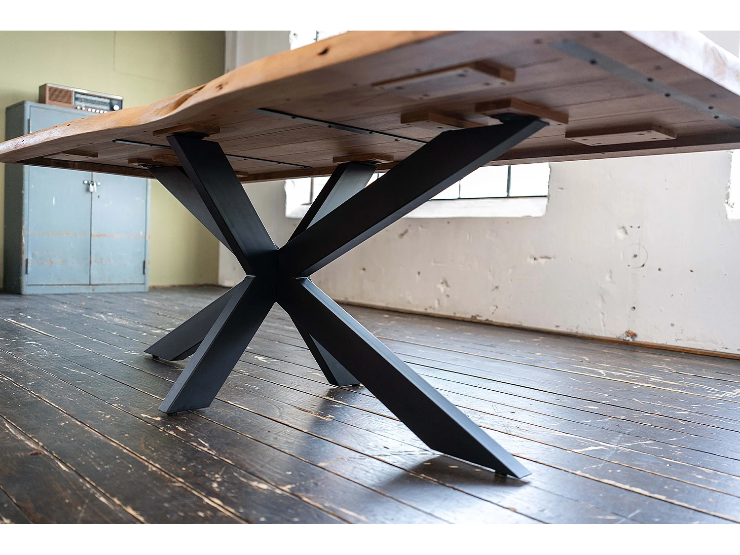 Table - marron Bois - 220 x 100 cm - SELVA