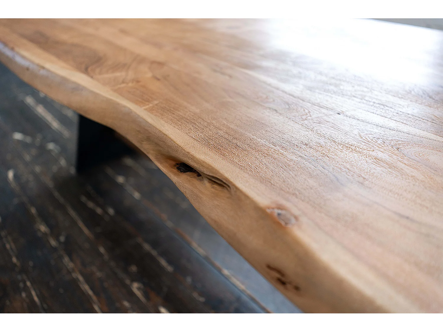 Table - marron Bois - 220 x 100 cm - SELVA