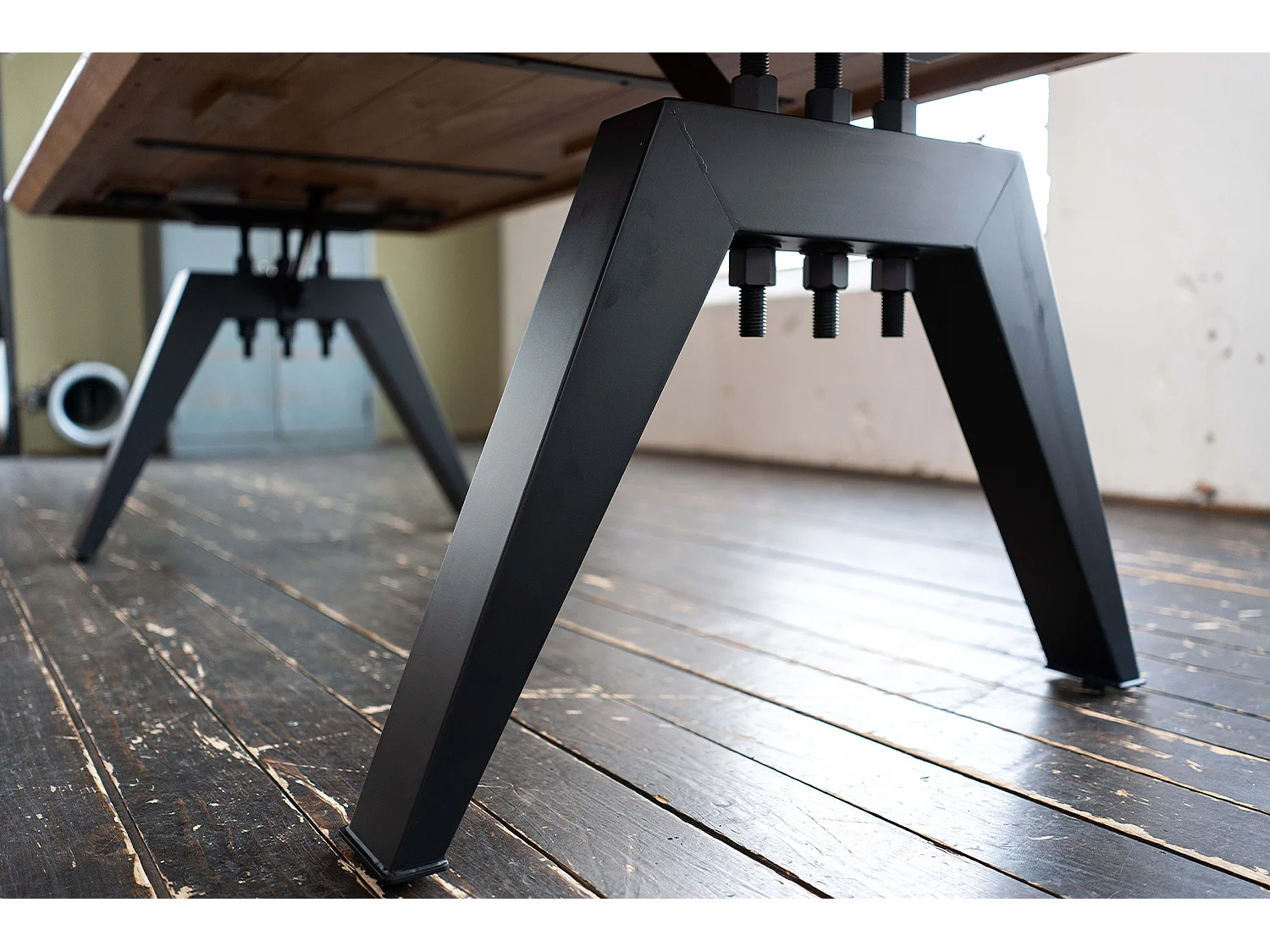 Esstisch - Braun Holz - 240 x 100 cm - REY