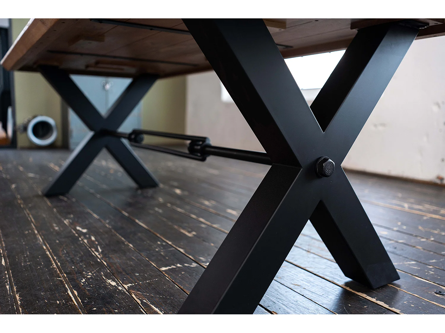 Eettafel - Bruin Hout - 220 x 100 cm - PALO