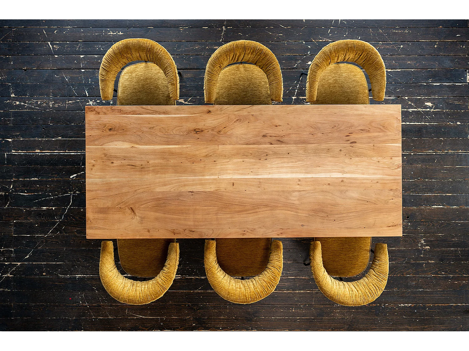 Eettafel - Bruin Hout - 220 x 100 cm - PALO