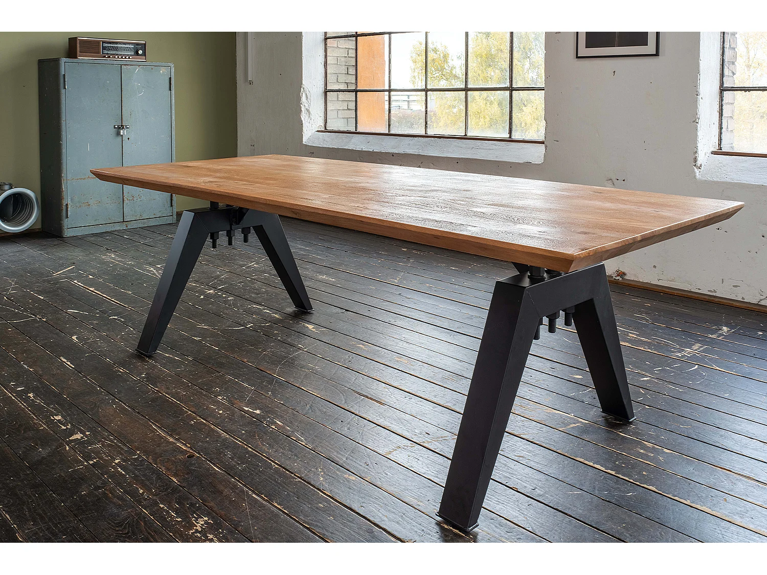 Eettafel - Bruin Hout - 260 x 100 cm - REY