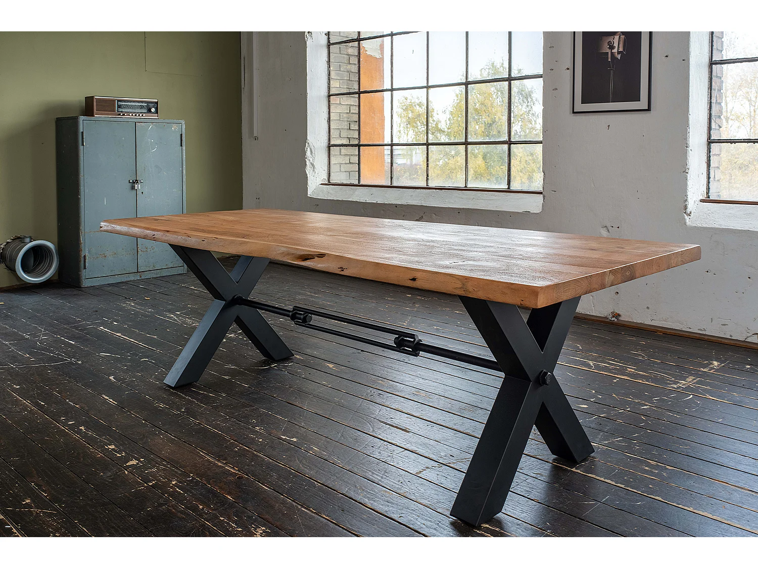 Esstisch - Braun Holz - 240 x 100 cm - PALO