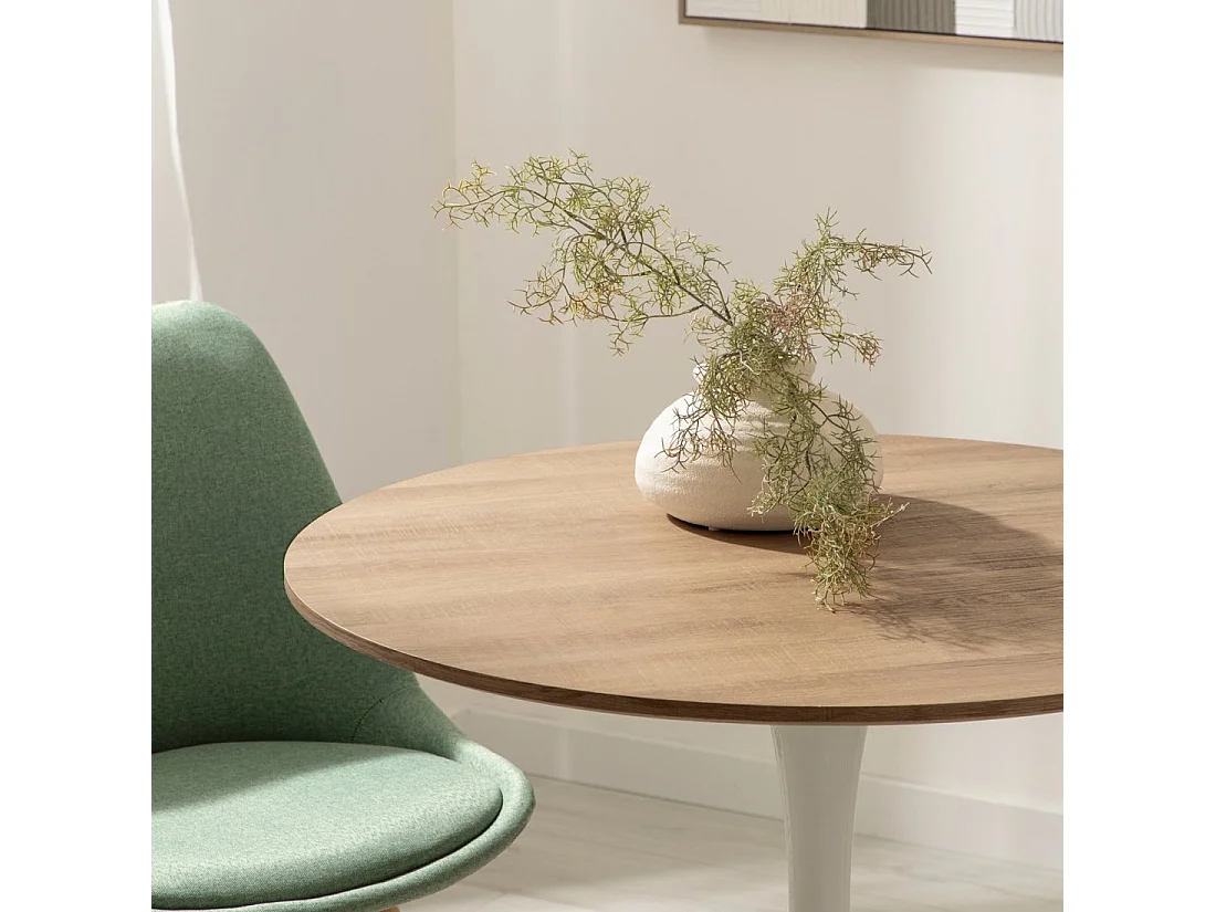 Mesa fija de Madera Natural 73 x 80- Cory