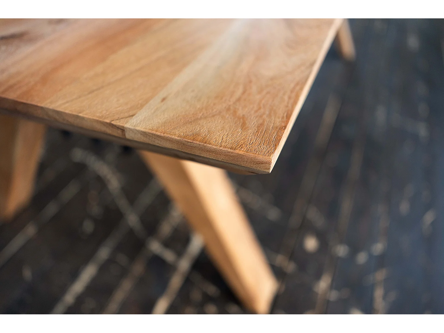 Tavolo - marrone Legno - 220 x 100 cm - WOODY