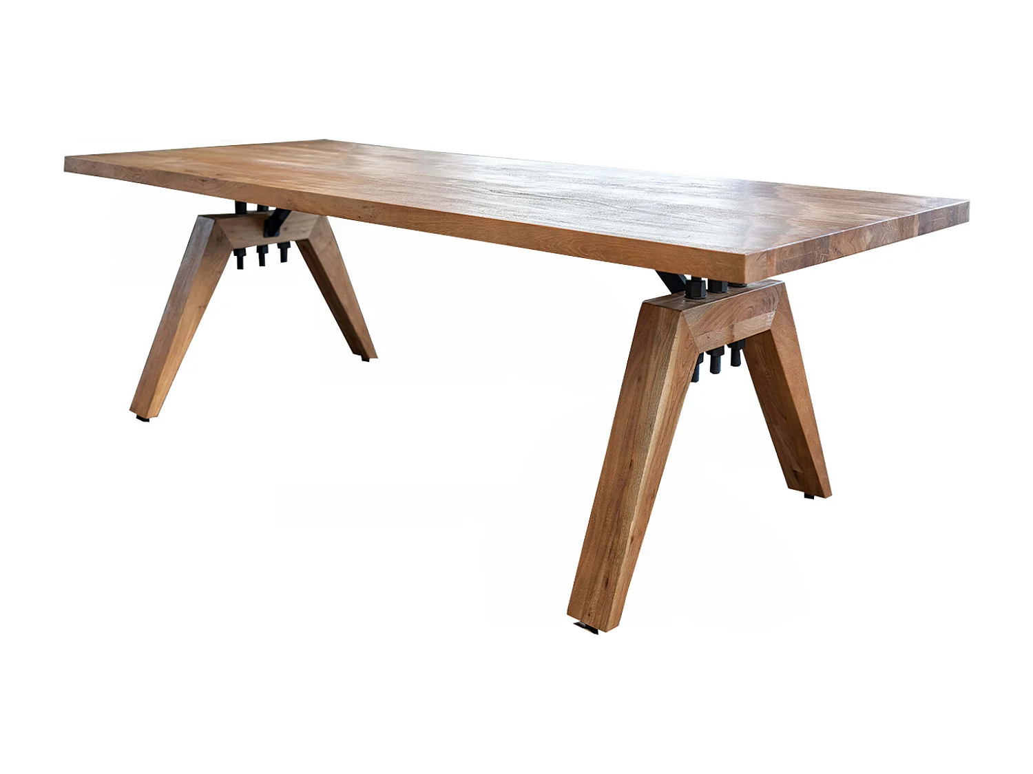 Mesa - marrón Madera - 240 x 100 cm - WOODY
