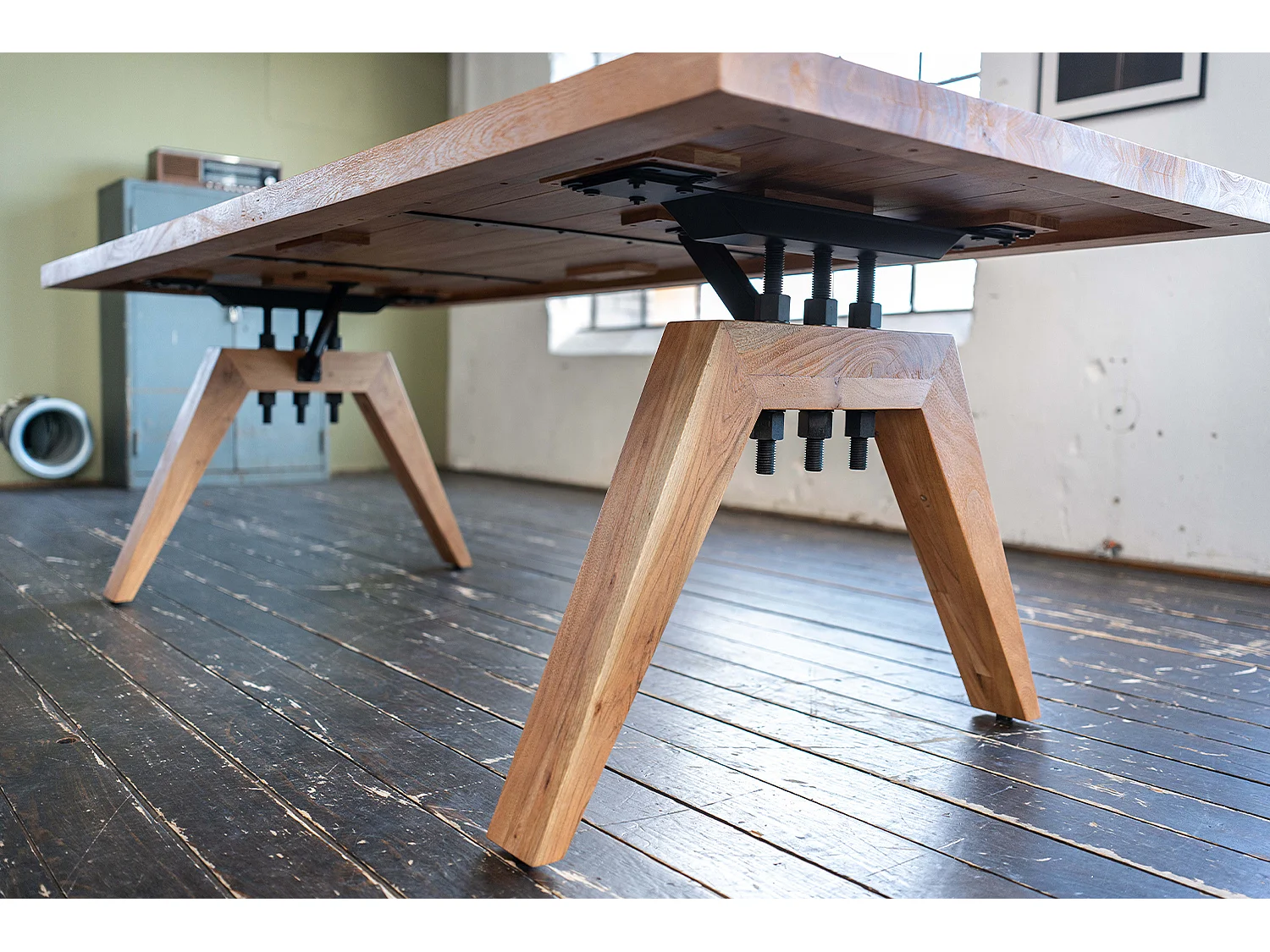 Mesa - marrón Madera - 240 x 100 cm - WOODY
