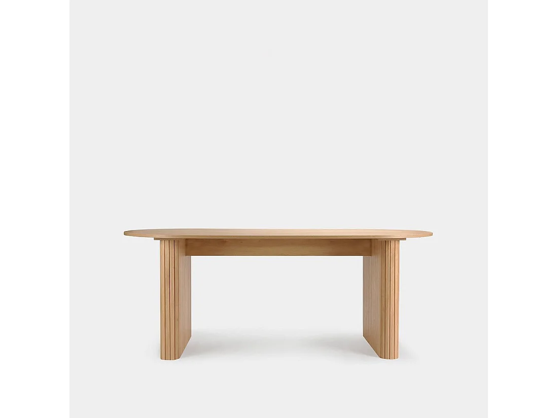 Mesa fija de Madera Natural 75 x 200- Breda