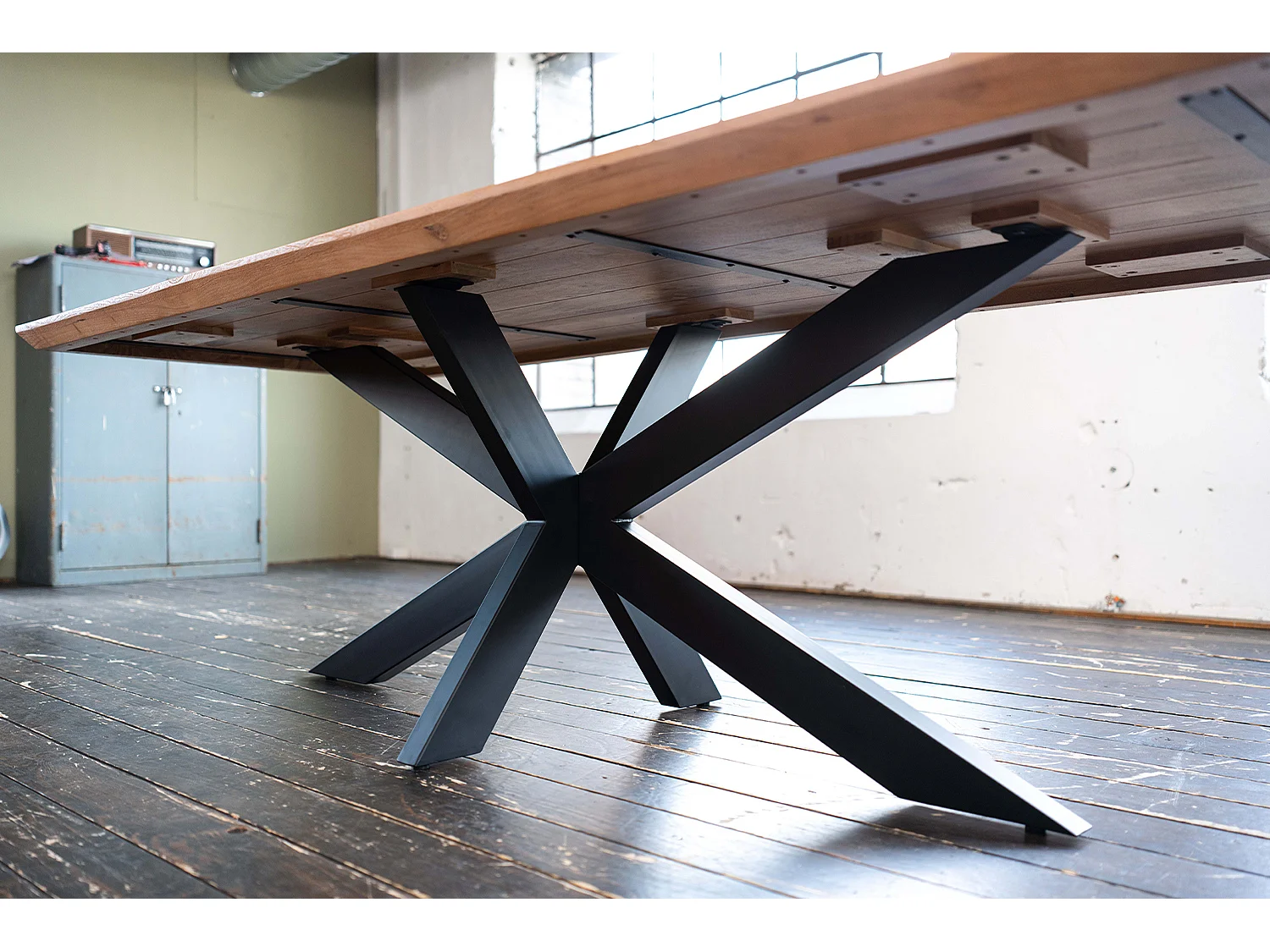Table - marron Bois - 220 x 100 cm - SELVA
