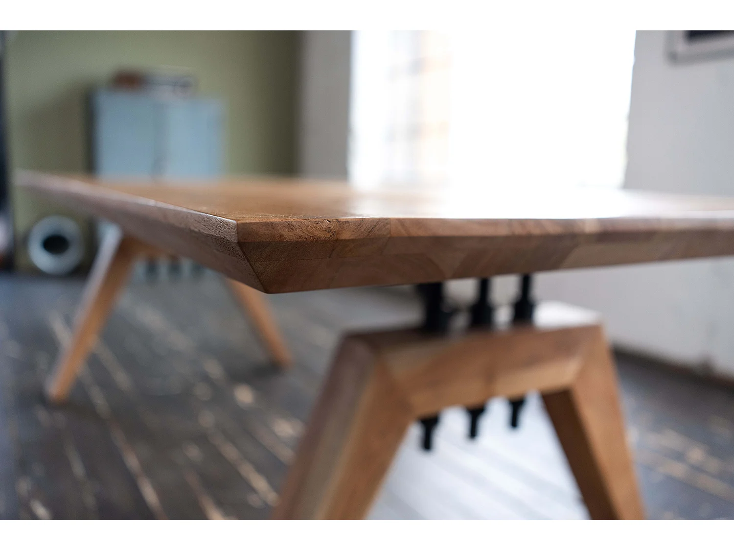 Esstisch - Braun Holz - 280 x 100 cm - WOODY