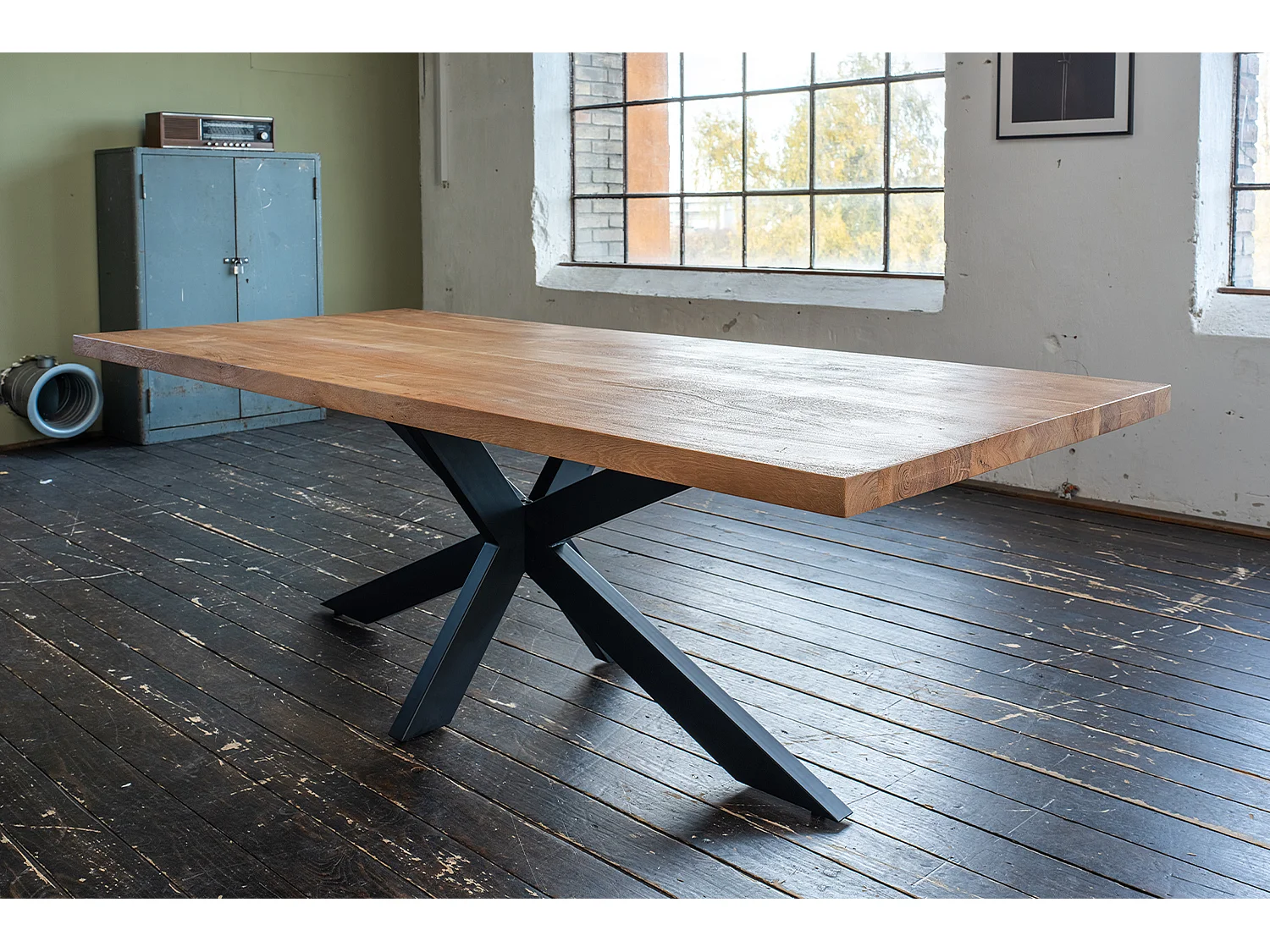 Esstisch - Braun Holz - 240 x 100 cm - SELVA
