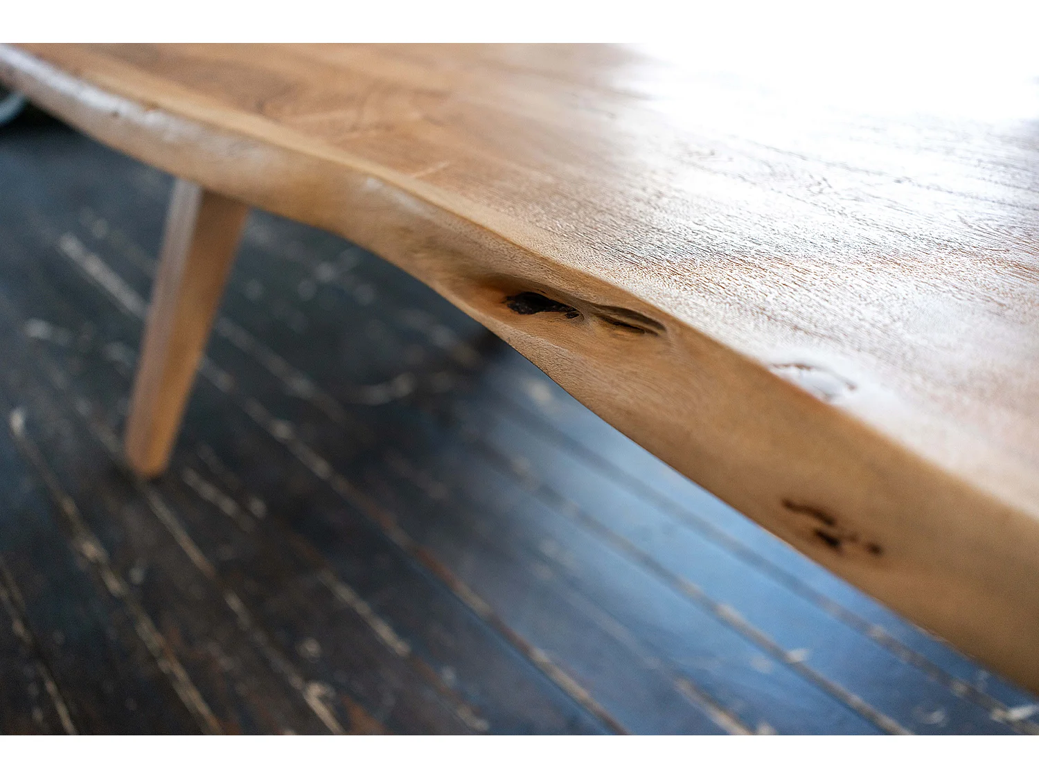 Eettafel - Bruin Hout - 240 x 100 cm - WOODY