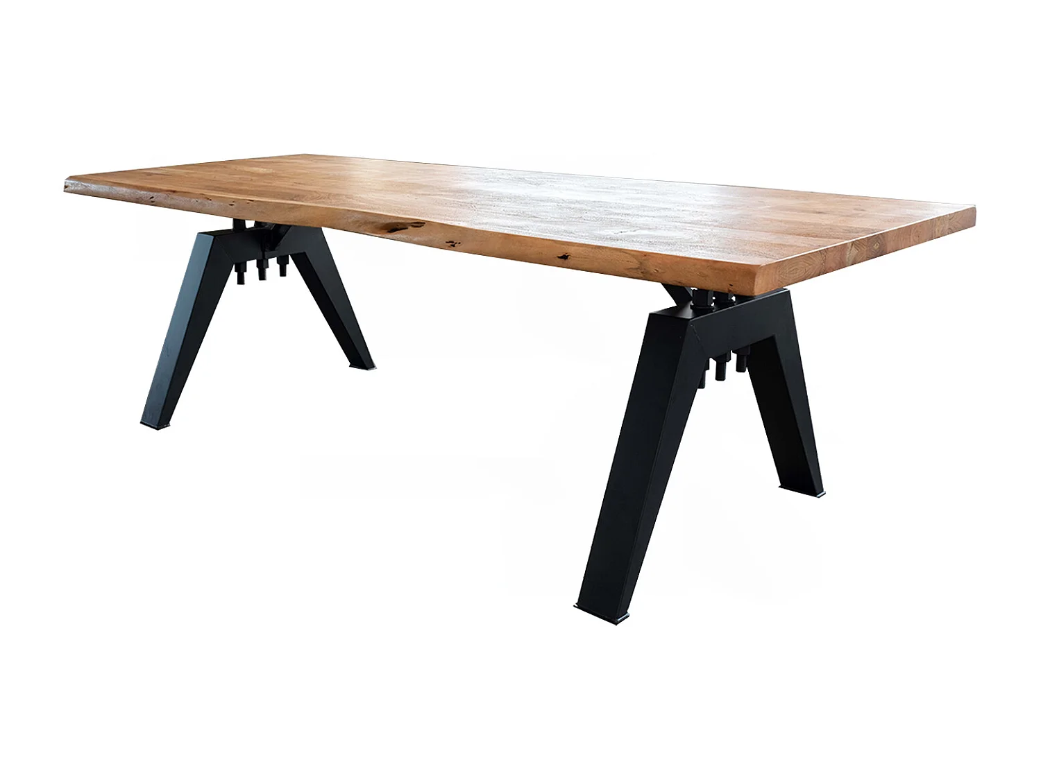 Esstisch - Braun Holz - 240 x 100 cm - REY