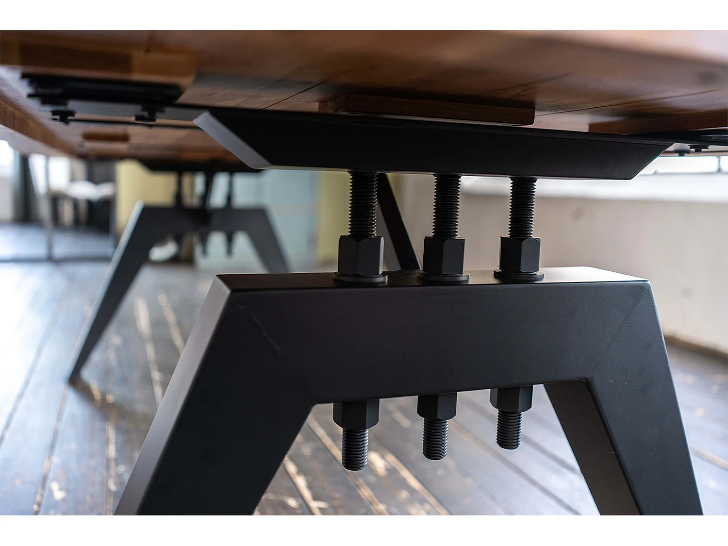 Eettafel - Bruin Hout - 240 x 100 cm - REY