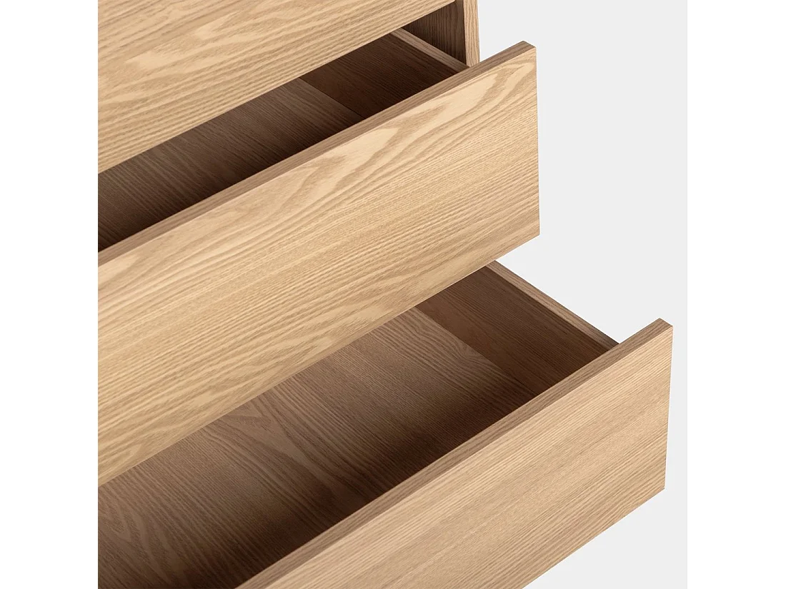 Cómoda doble de Madera Natural 76 x 120- Remi