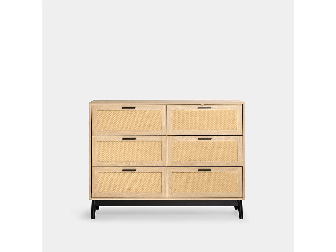 Cómoda doble de Fibra natural Natural 90 x 120- Samoa