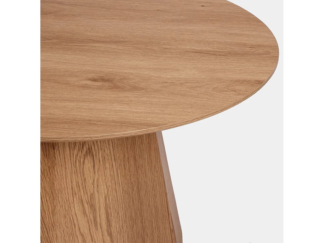 Mesa de centro fija de Madera Natural 40 x 70- Olivier