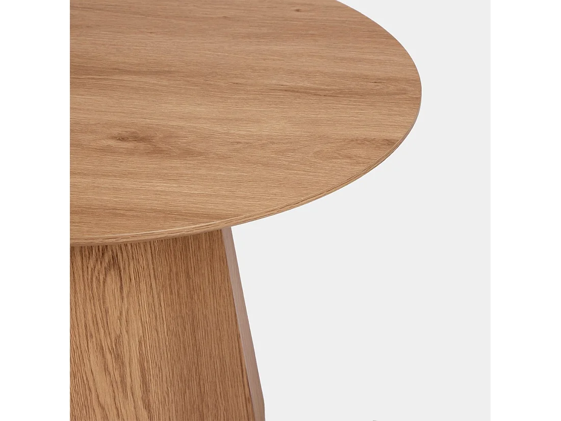 Mesa de centro fija de Madera Natural 40 x 70- Olivier