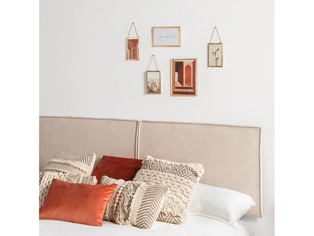 Cadre photo en métal doré 11x16 cm-Kin