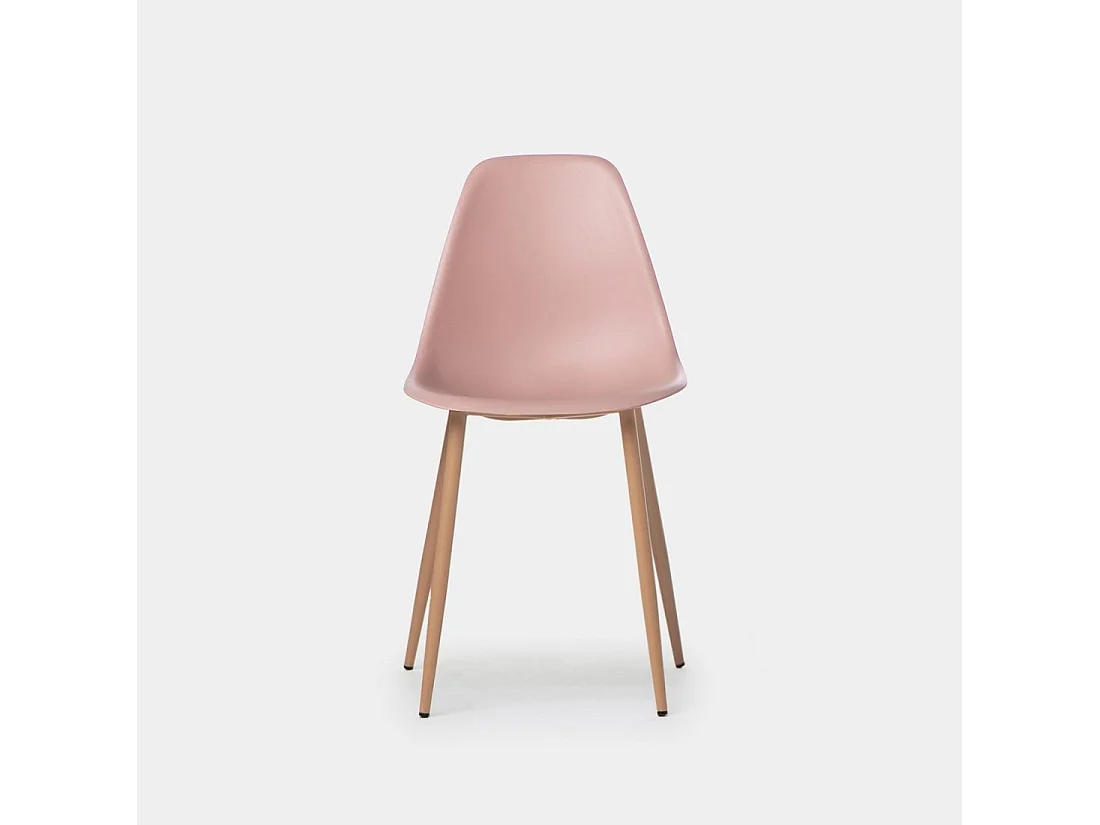 Silla de exterior de Plástico Rosa 80 x 45- Nina