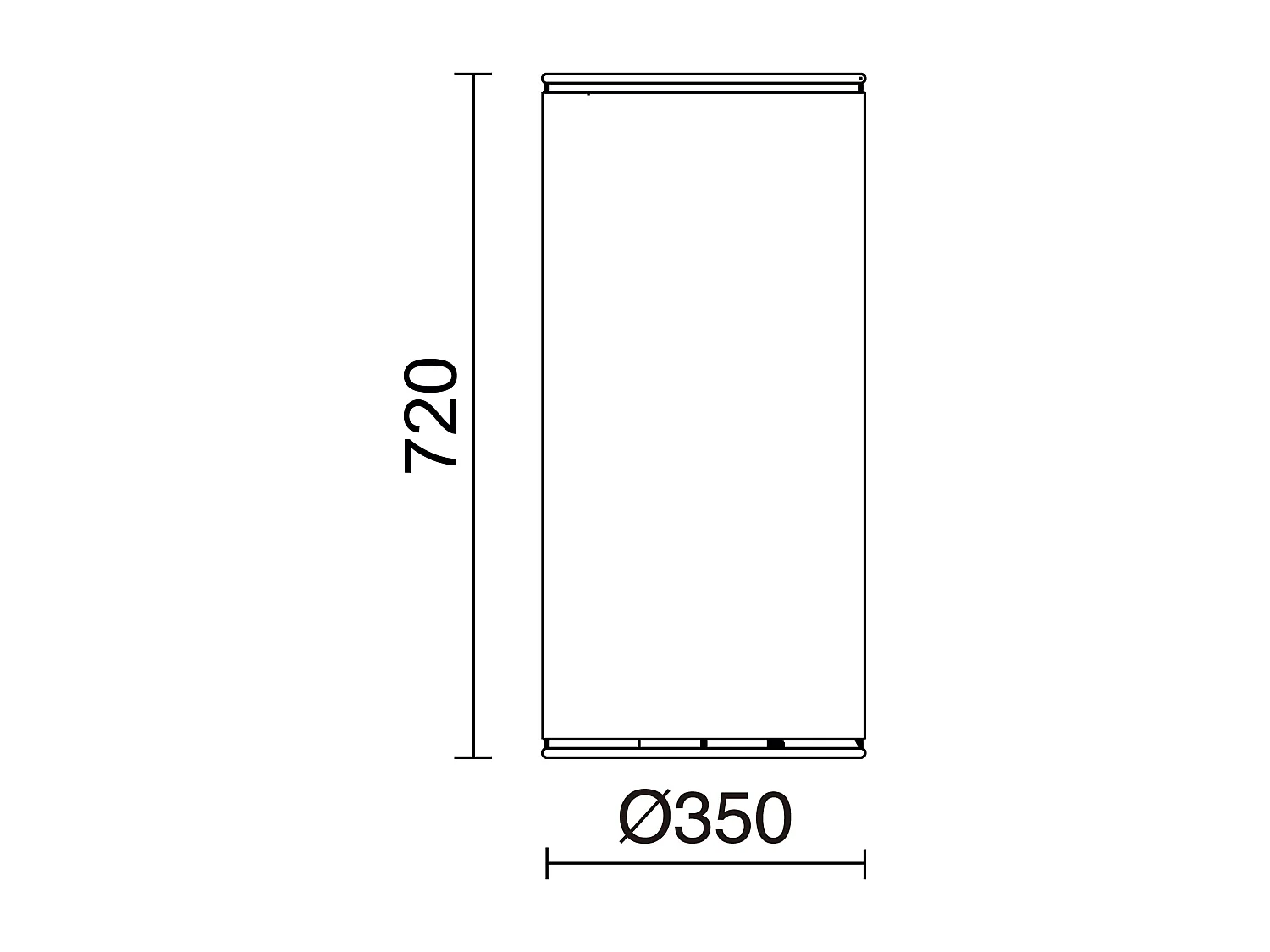 Candeeiro de pé estilo moderno AKIRO - Largura 35 x Altura 72 cm - 2X T8 LED - 9W 3K - IP20 - on&off - cabo de 2 m - preto - Aço e linho - saco