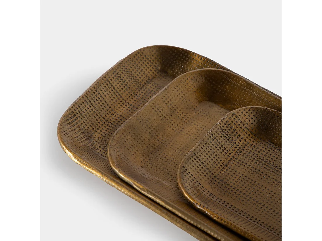 Bandeja de Metal Dorado 2 x 48- Orfeo