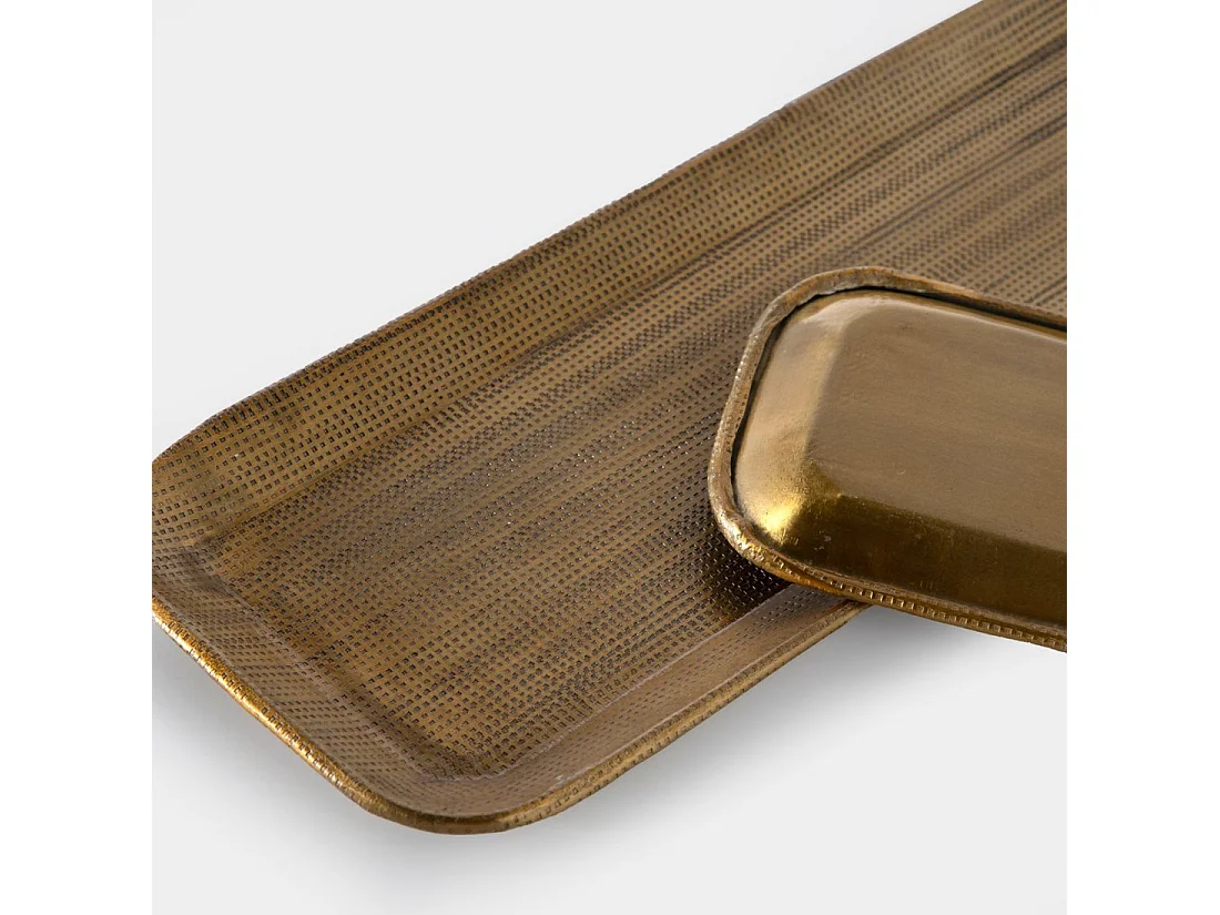 Bandeja de Metal Dorado 2 x 48- Orfeo