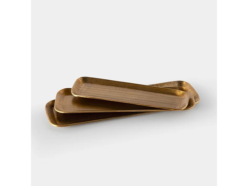 Bandeja de Metal Dorado 2 x 48- Orfeo