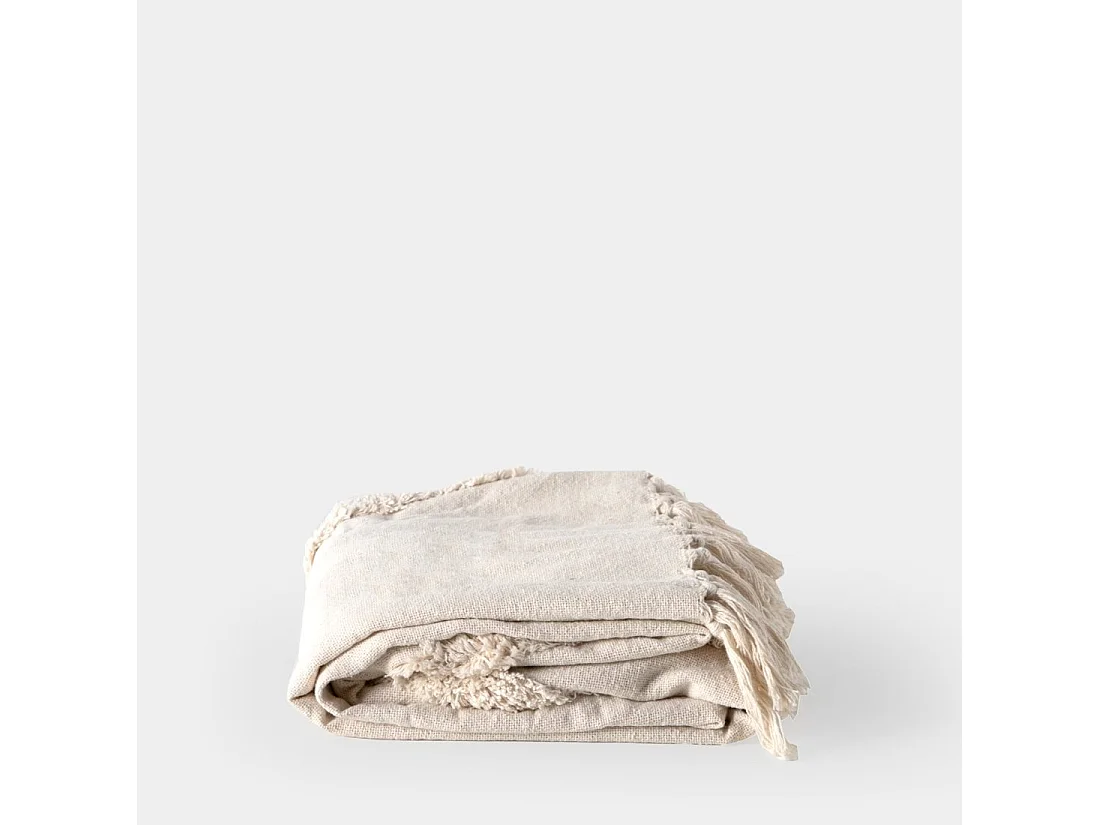 Plaid de Tela Beige 1 x 125- Vimu