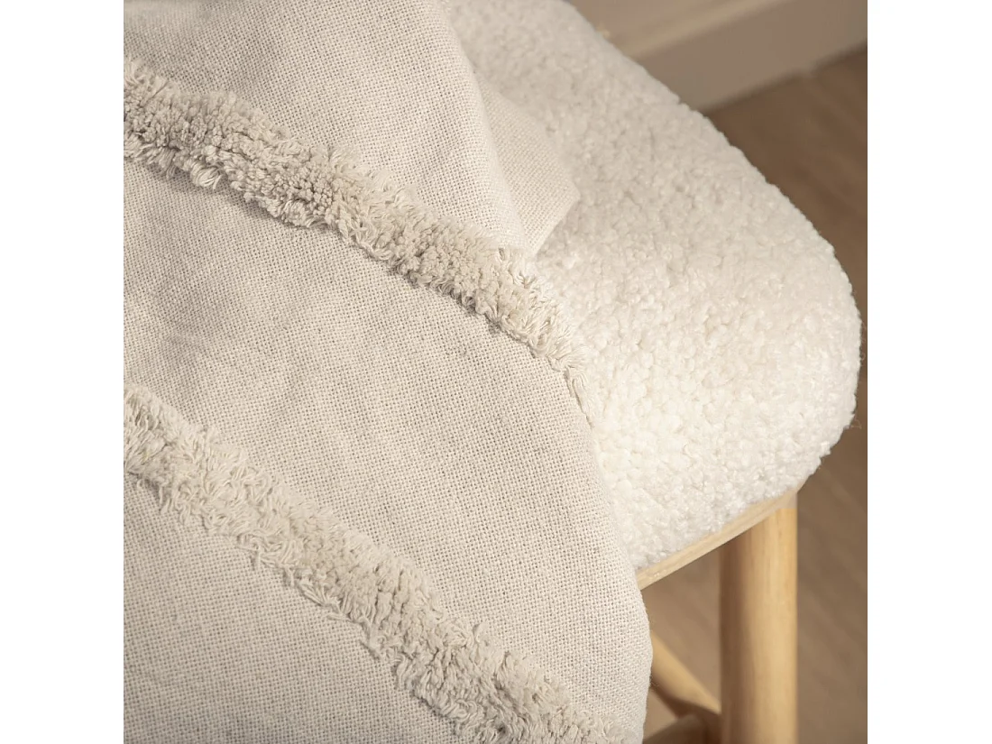 Plaid de Tela Beige 1 x 125- Vimu