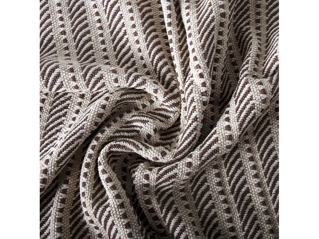 Plaid de Tela Beige-Negro 1 x 125- Nimbo