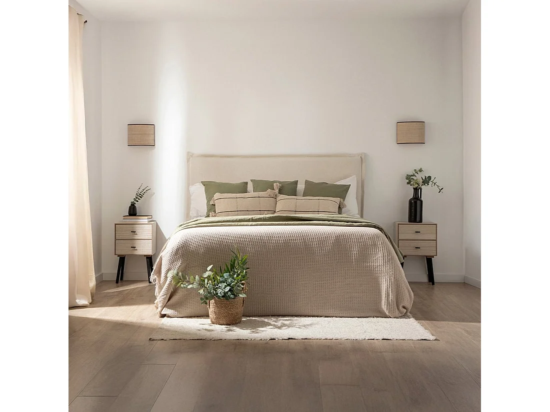 Mesita de noche 2 cajones