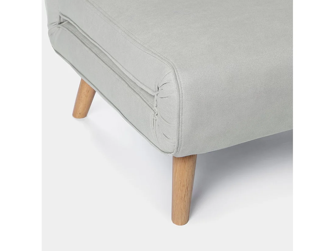 Canapé-lit en tissu gris 117x79 cm-Noa