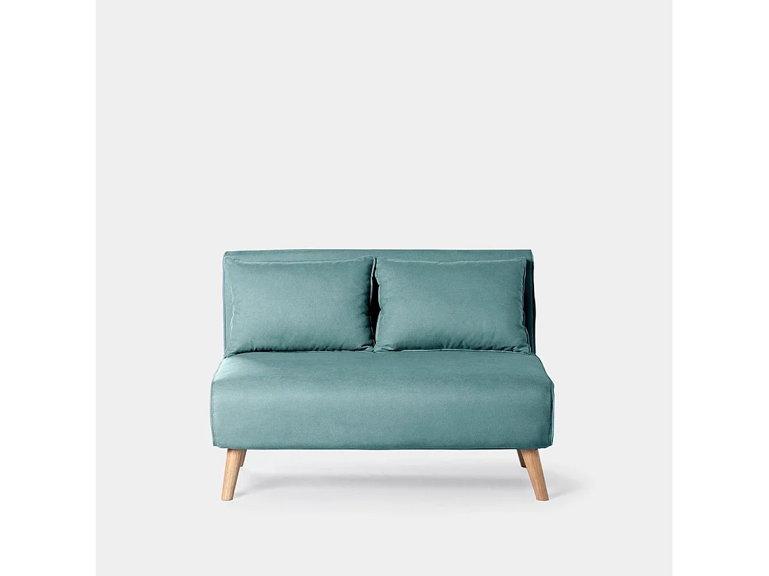 Sofá cama de Tela Azul 79 x 117- Noa