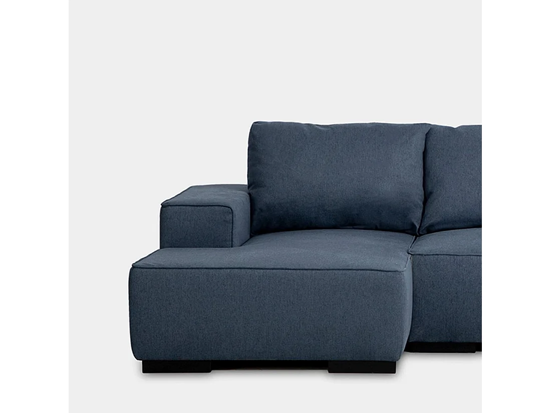 Sofá cama de Poliéster Azul 80 x 250- Alan