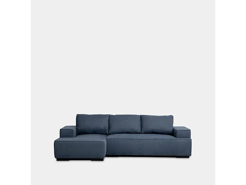 Sofá cama de Poliéster Azul 80 x 250- Alan