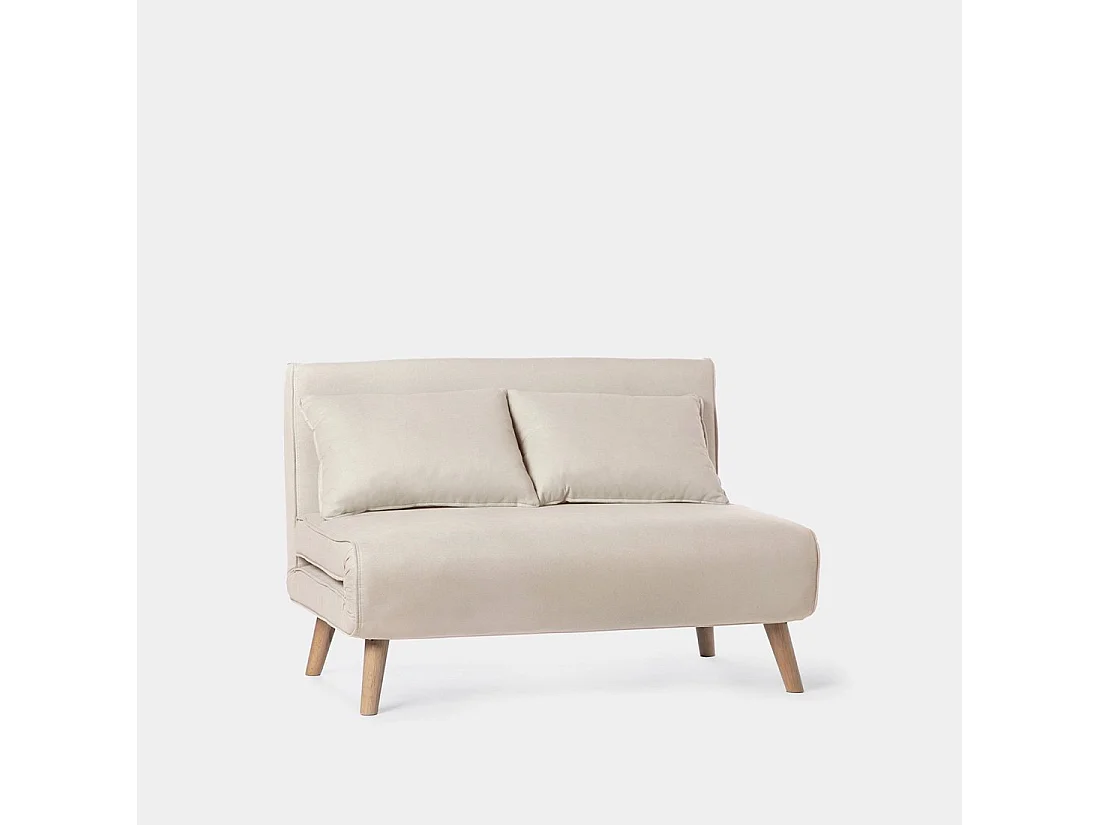 Sofá cama de Tela Beige 79 x 117- Noa