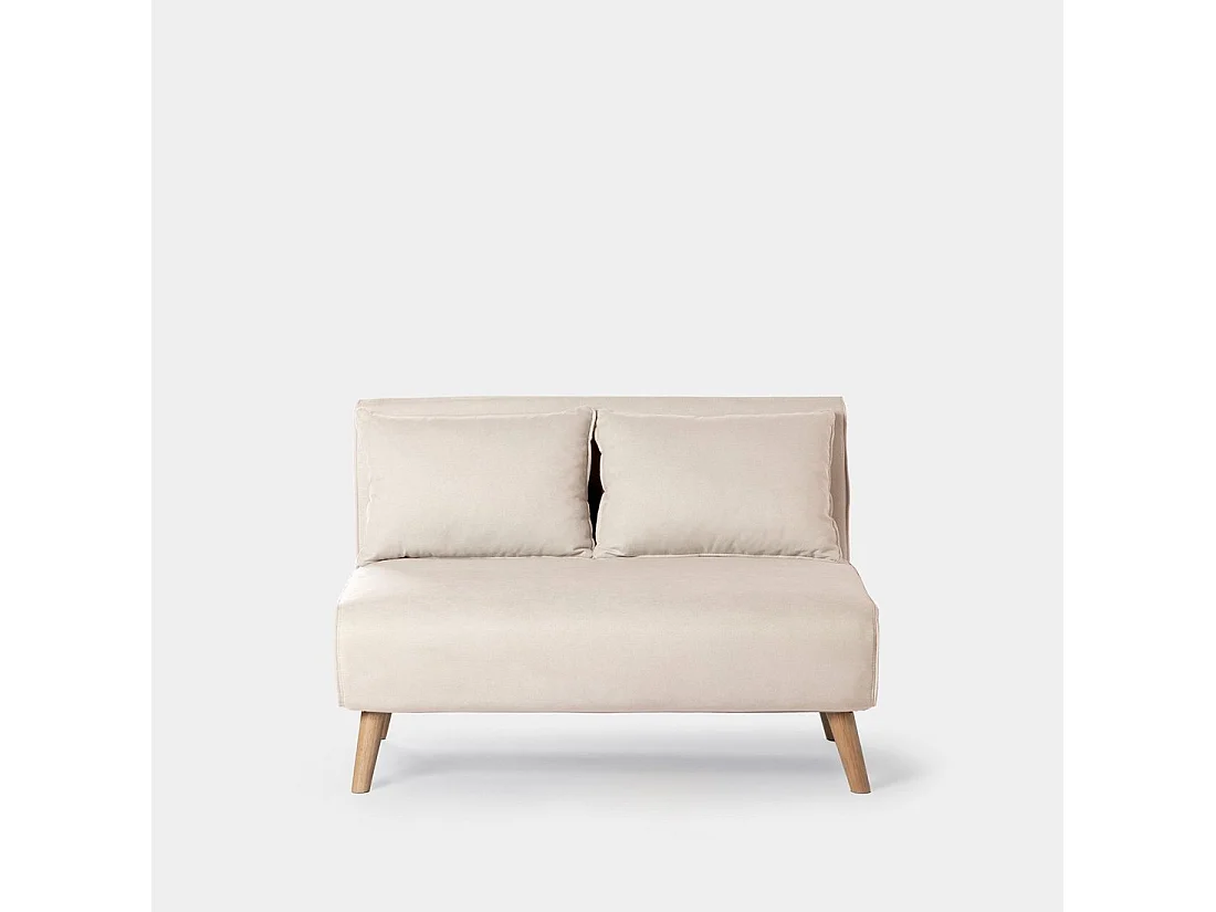 Sofá cama de Tela Beige 79 x 117- Noa