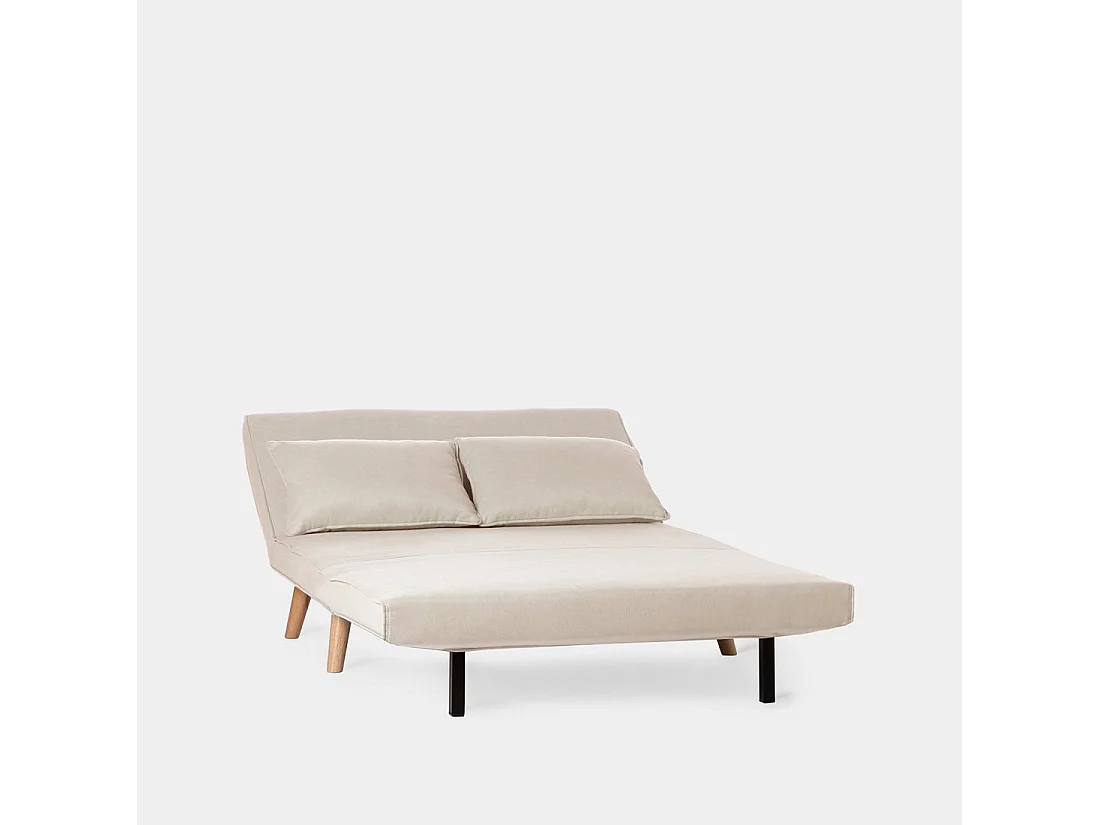 Sofá cama de Tela Beige 79 x 117- Noa