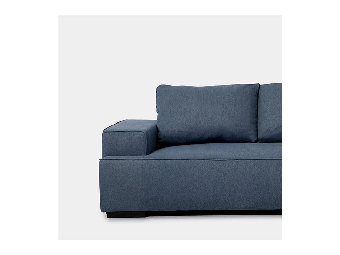 Sofá cama de Poliéster Azul 80 x 250- Alan